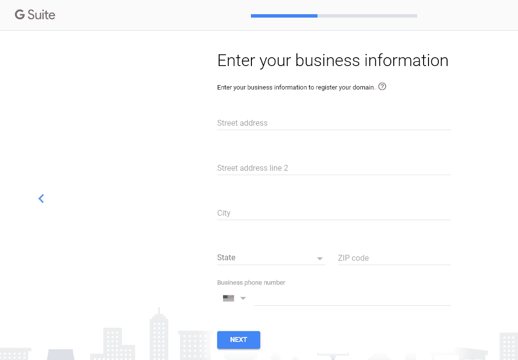 G suite business information