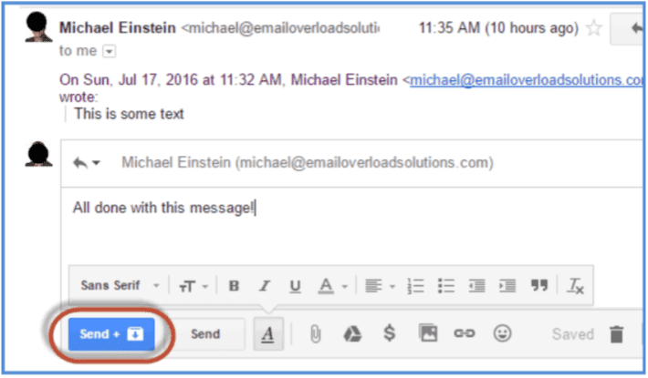 Send emails in Gmail