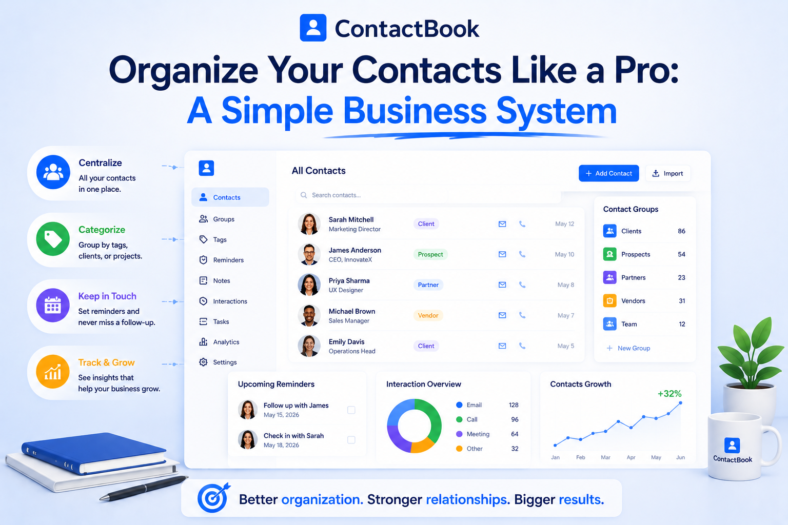 Organize Your Contacts Like a Pro: A Simple Business System