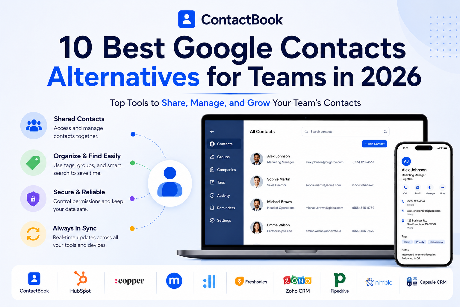 10 Best Google Contacts Alternatives for Teams in 2026