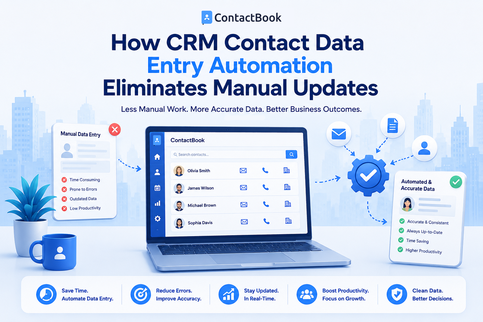 How CRM Contact Data Entry Automation Eliminates Manual Updates