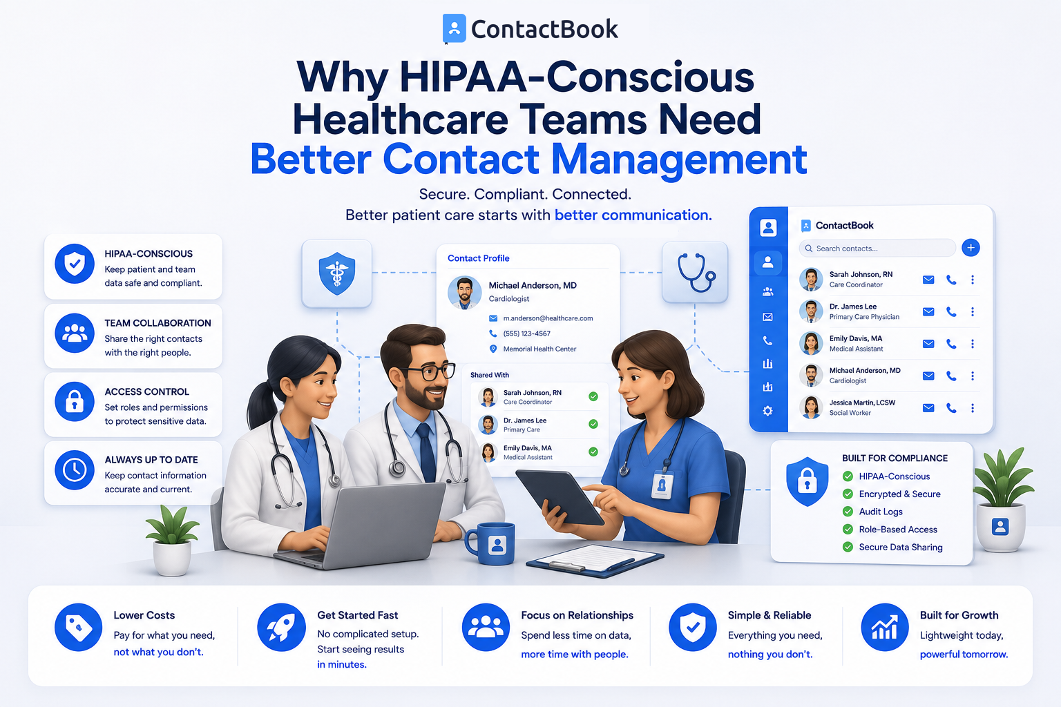 Why HIPAA-Conscious Healthcare Teams Need Better Contact Management