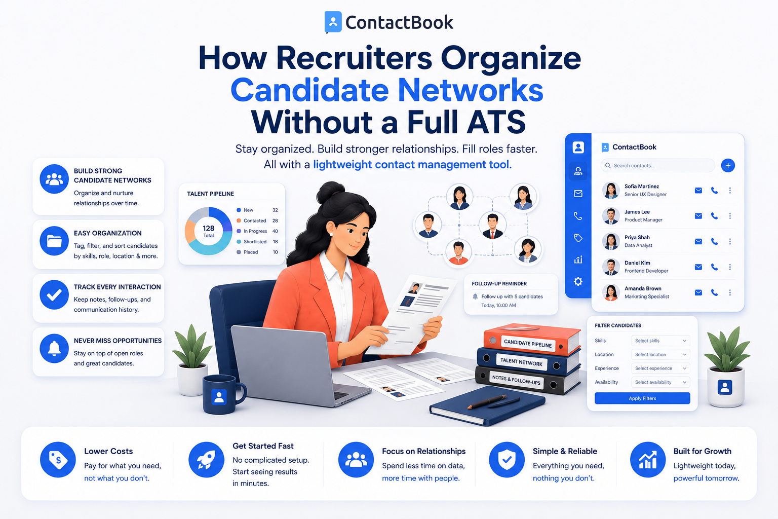 How Recruiters Organize Candidate Networks Without a Full ATS
