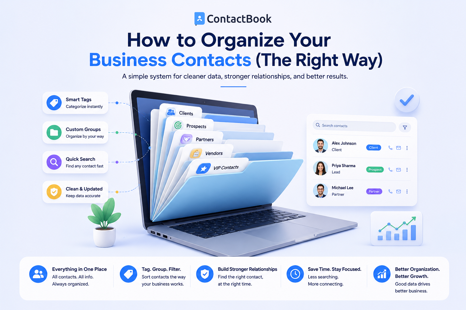 How to Organize Your Business Contacts (The Right Way)