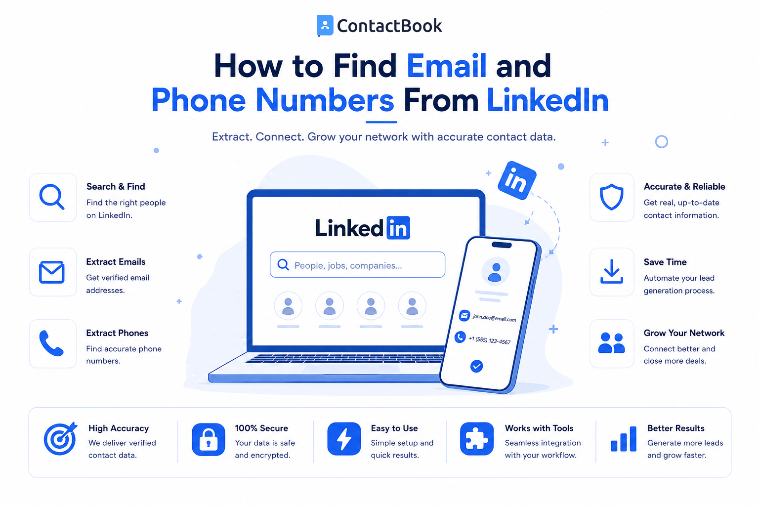 How to Find Email and Phone Numbers From LinkedIn