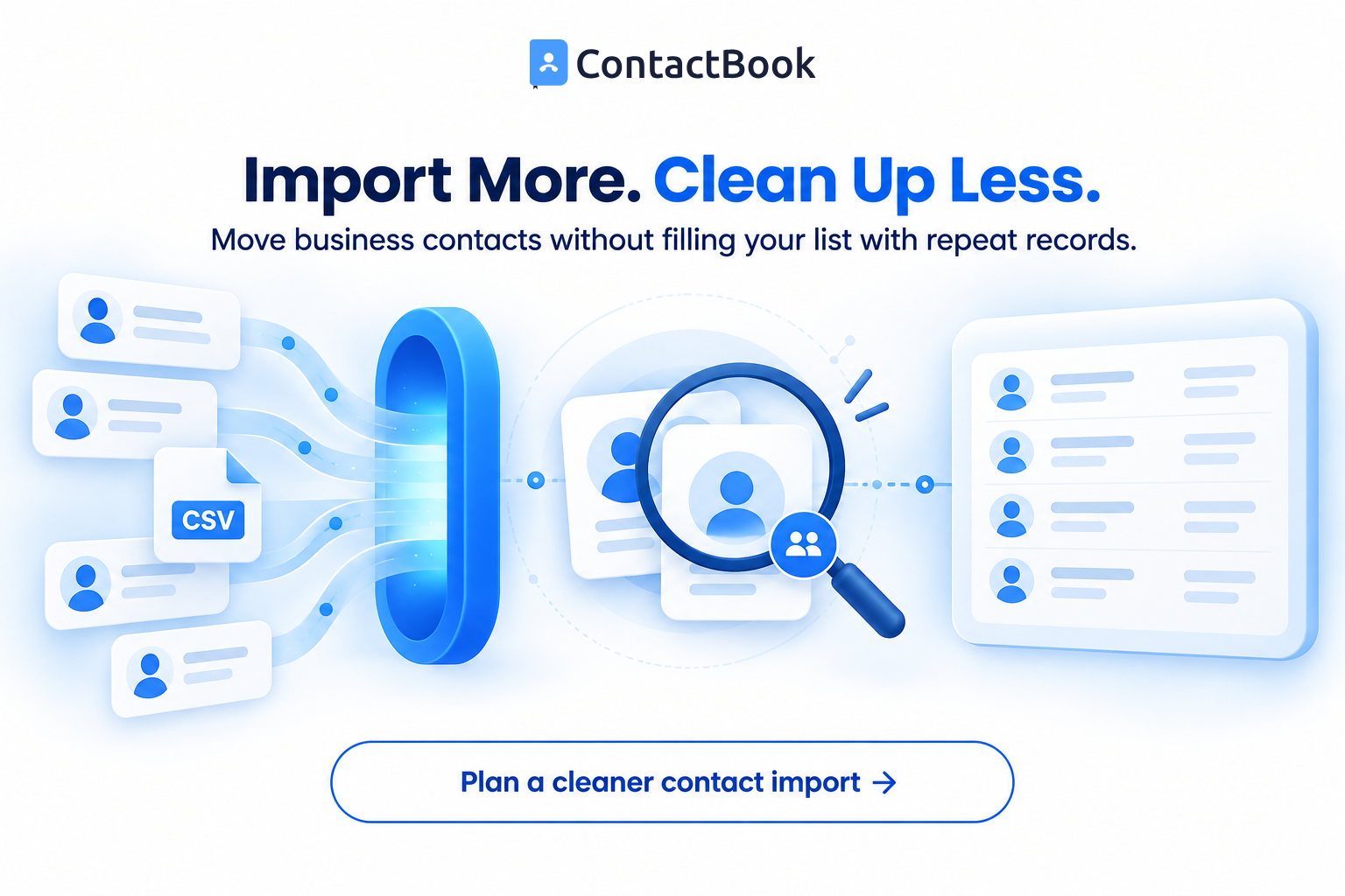 How to Bulk Import Business Contacts Without Creating Duplicates