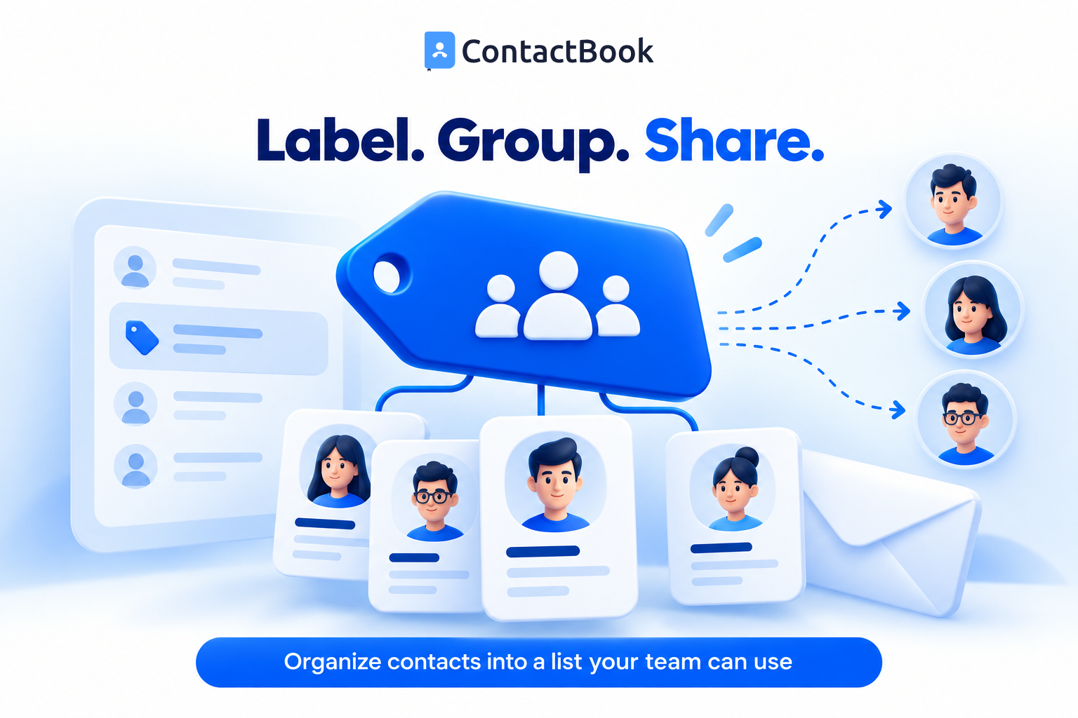 How to create and share a contact list in Gmail using Google Contacts labels