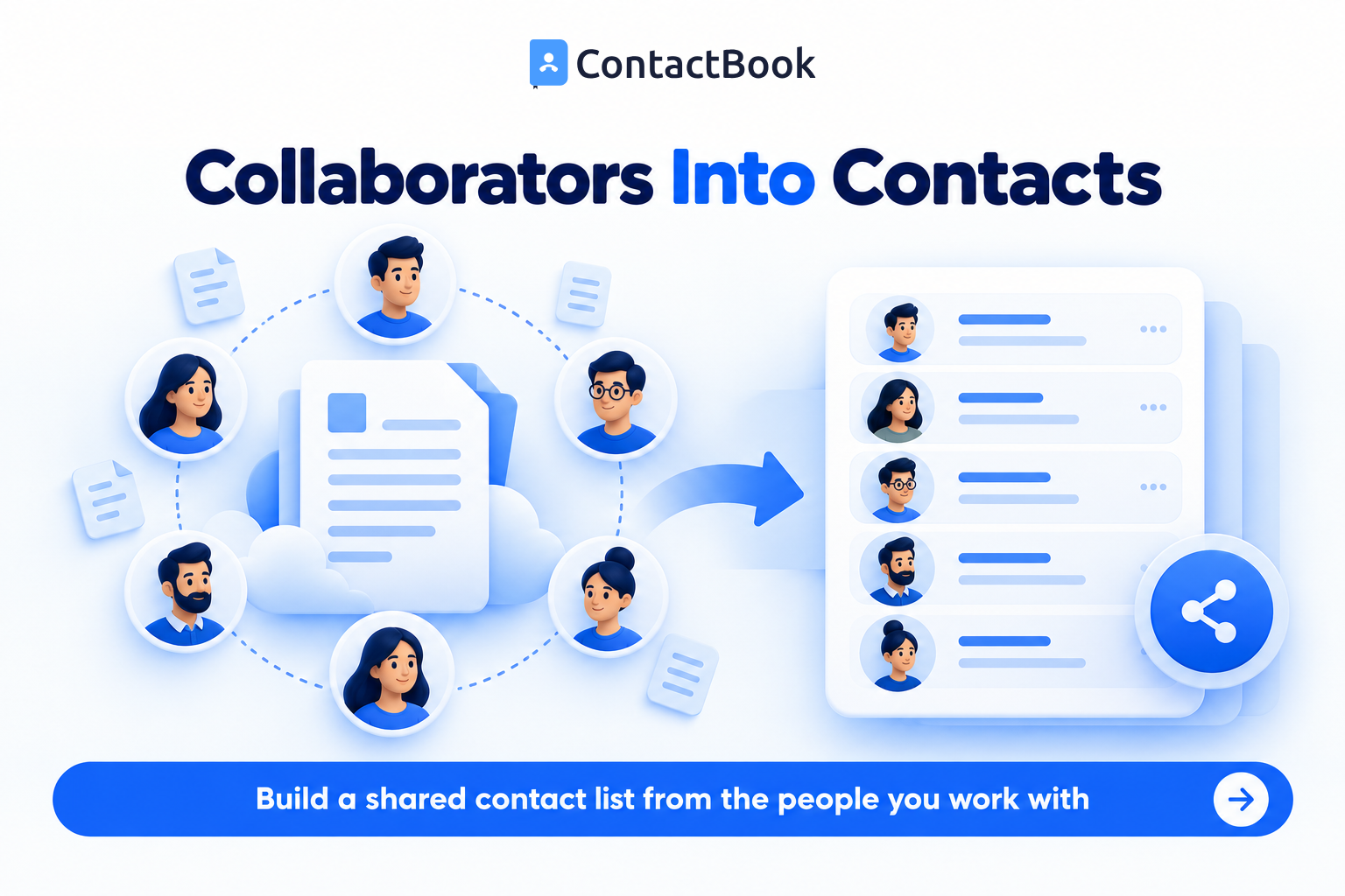 How to build and share a business contact list from Google Drive collaborators