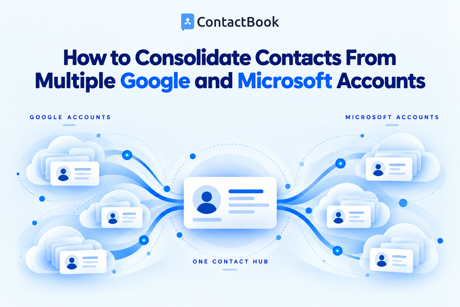 How to Consolidate Contacts From Multiple Google and Microsoft Accounts