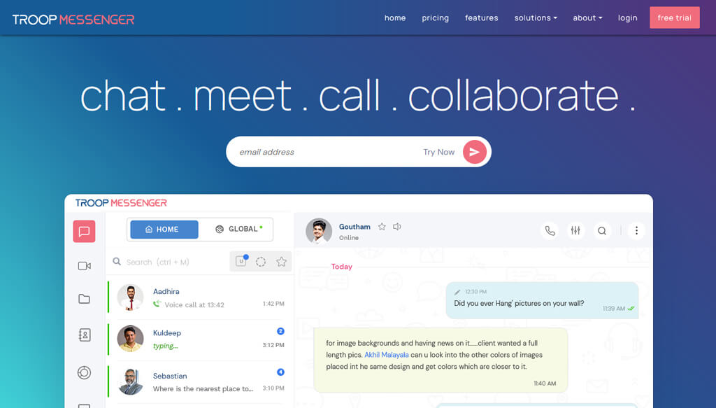 on premise chat