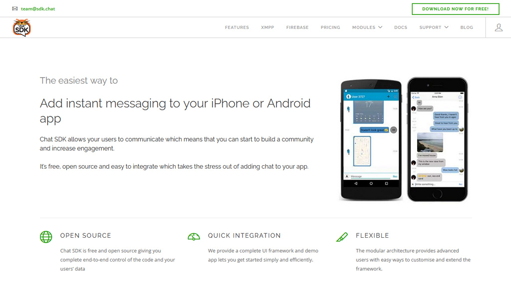 open source chat api