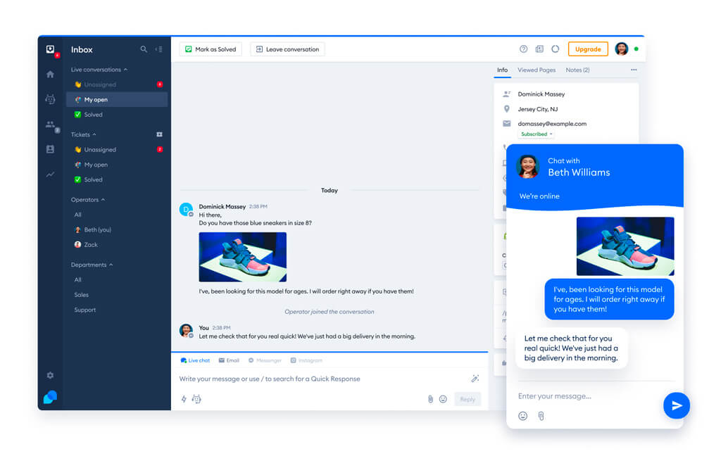 website chat