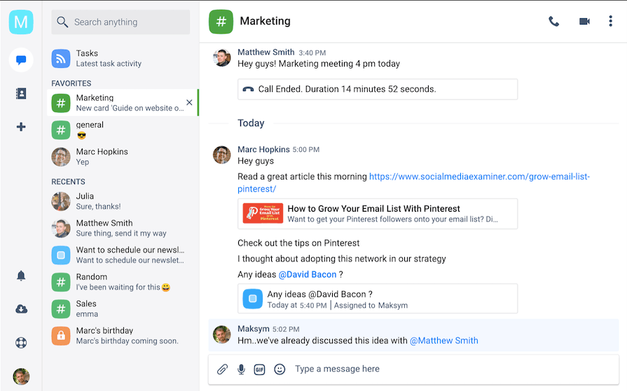 Slack alternative