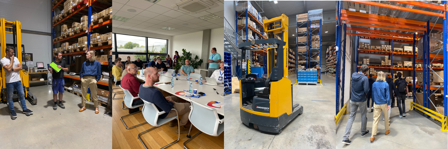 Praktický seminář v TRANS-TECHNIK - přednášky a ukázka skladu.