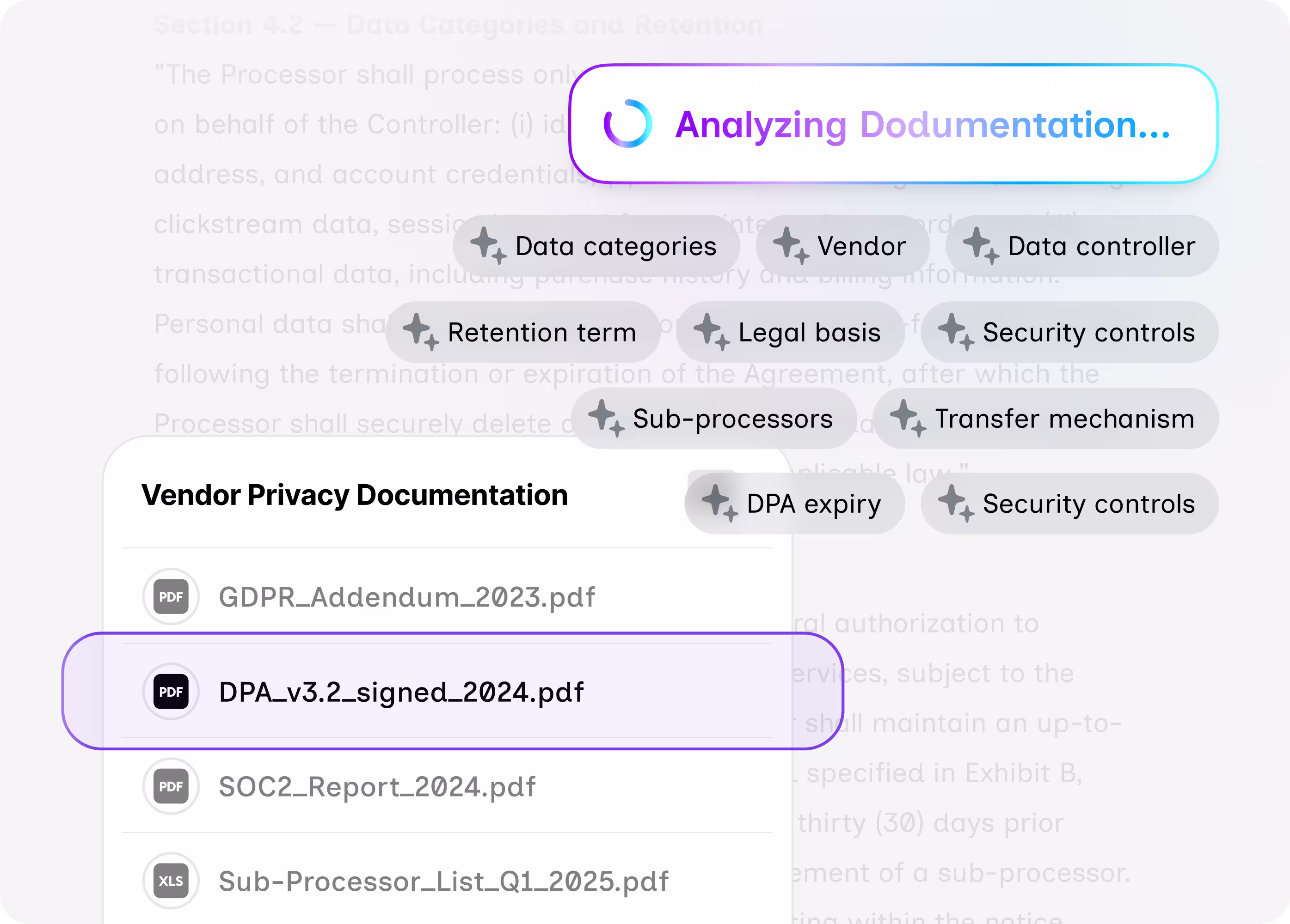 Ketch Data Mapping — analyzing documentation to populate the data map