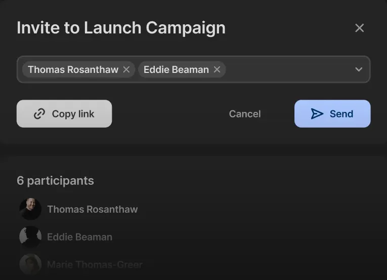 image showing Iconik UI and how easy it is to share and control who sees what media