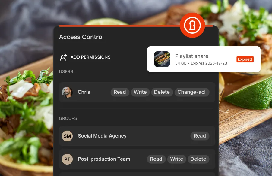 collage of images showcasing Iconik's collaboration and review functionality