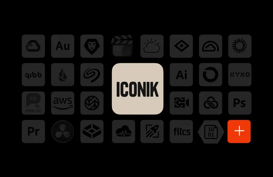 collage of images showcasing Iconik's collaboration and review functionality