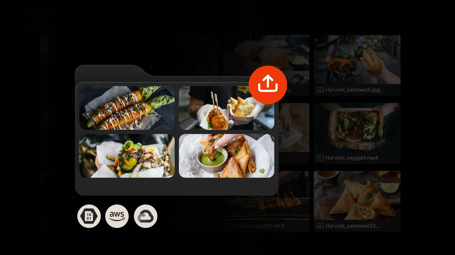 Image of Iconik's user-friendly UI, tons of images all in one place easy for everyone to access
