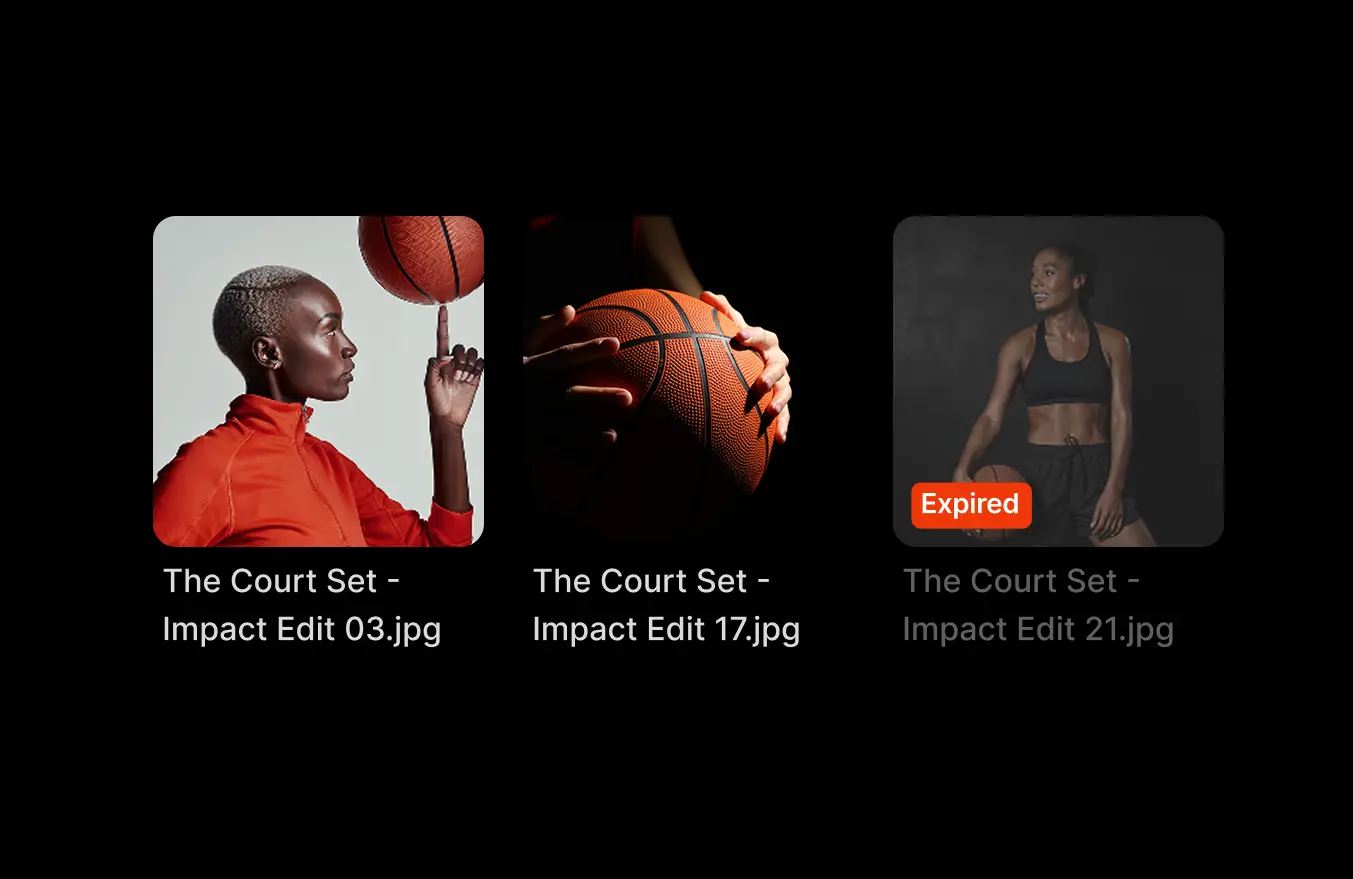 collage of images showcasing Iconik's collaboration and review functionality