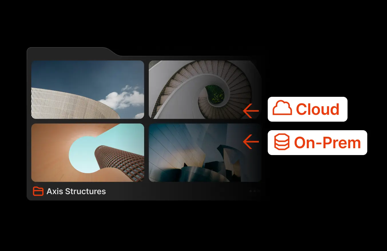 collage of images showcasing Iconik's collaboration and review functionality