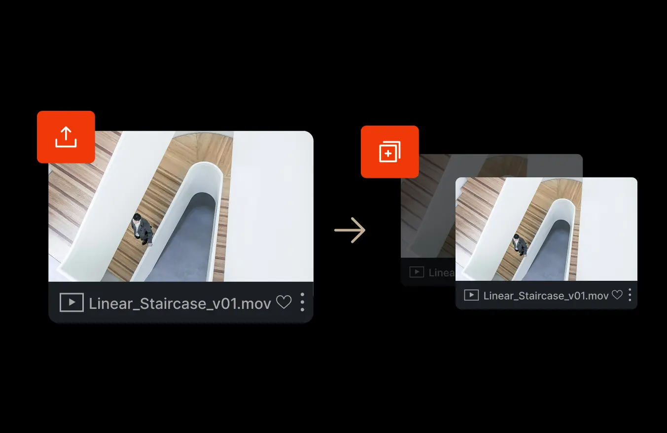 collage of images showcasing Iconik's collaboration and review functionality