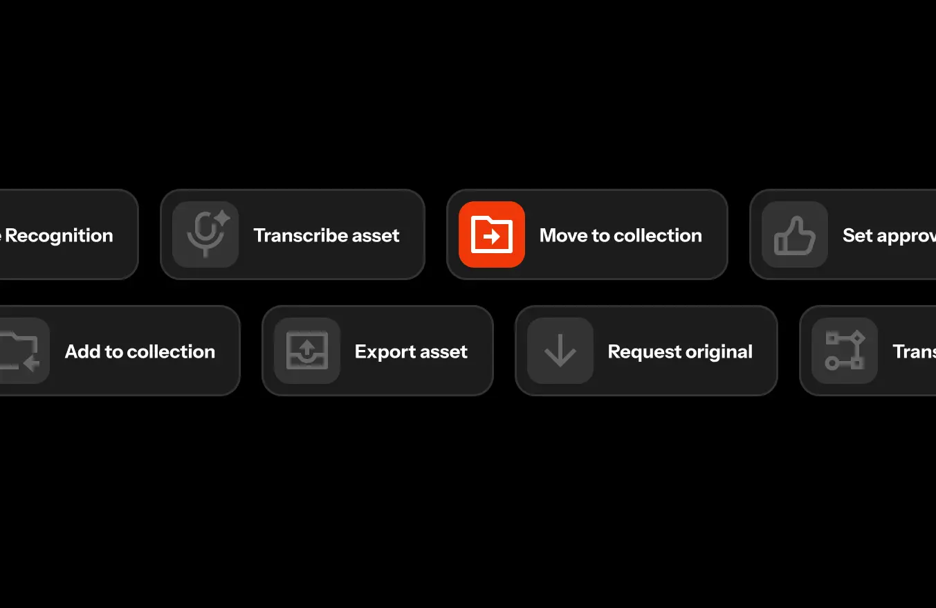 collage of images showcasing Iconik's collaboration and review functionality