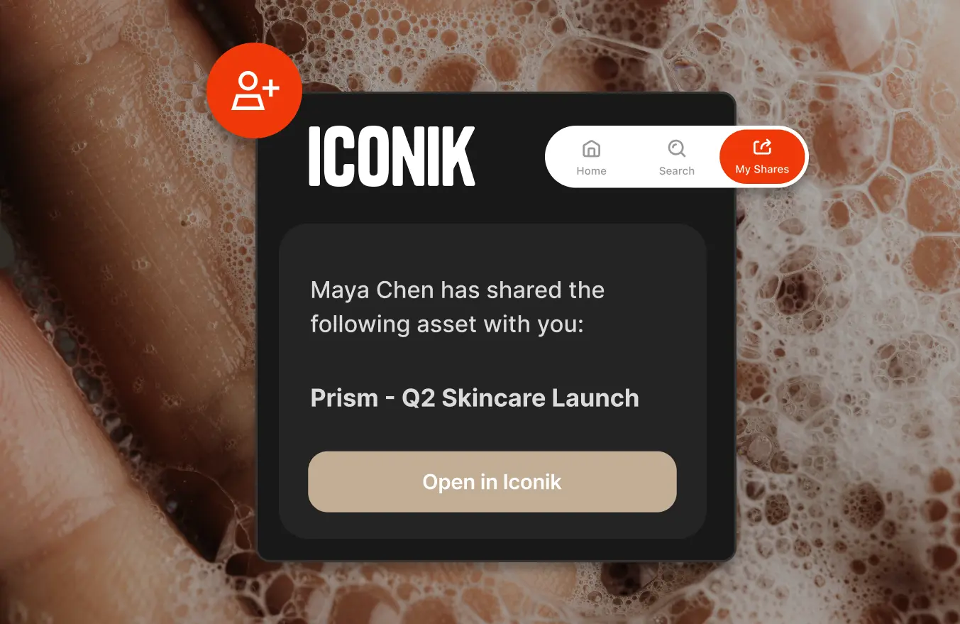 collage of images showcasing Iconik's collaboration and review functionality