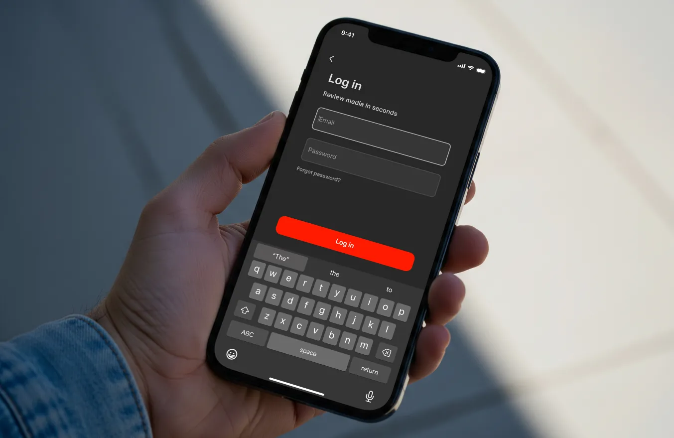 collage of images showcasing Iconik's collaboration and review functionality