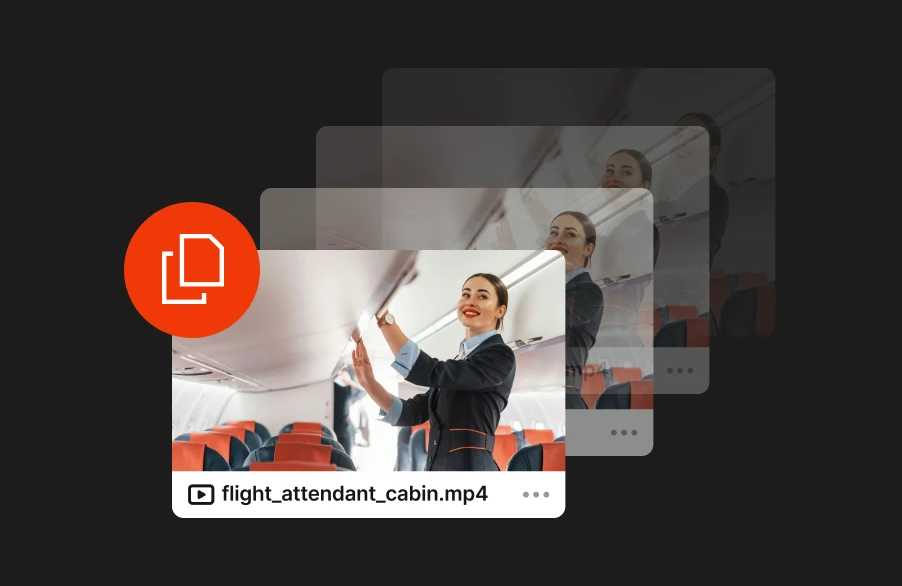 collage of images showcasing Iconik's collaboration and review functionality