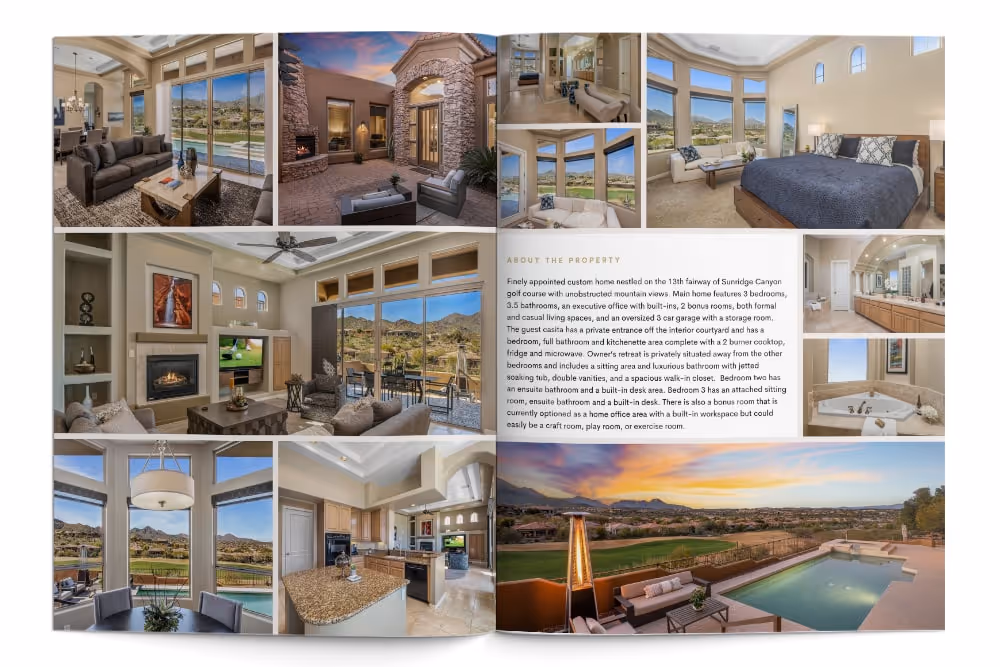 Brochure of property marketing