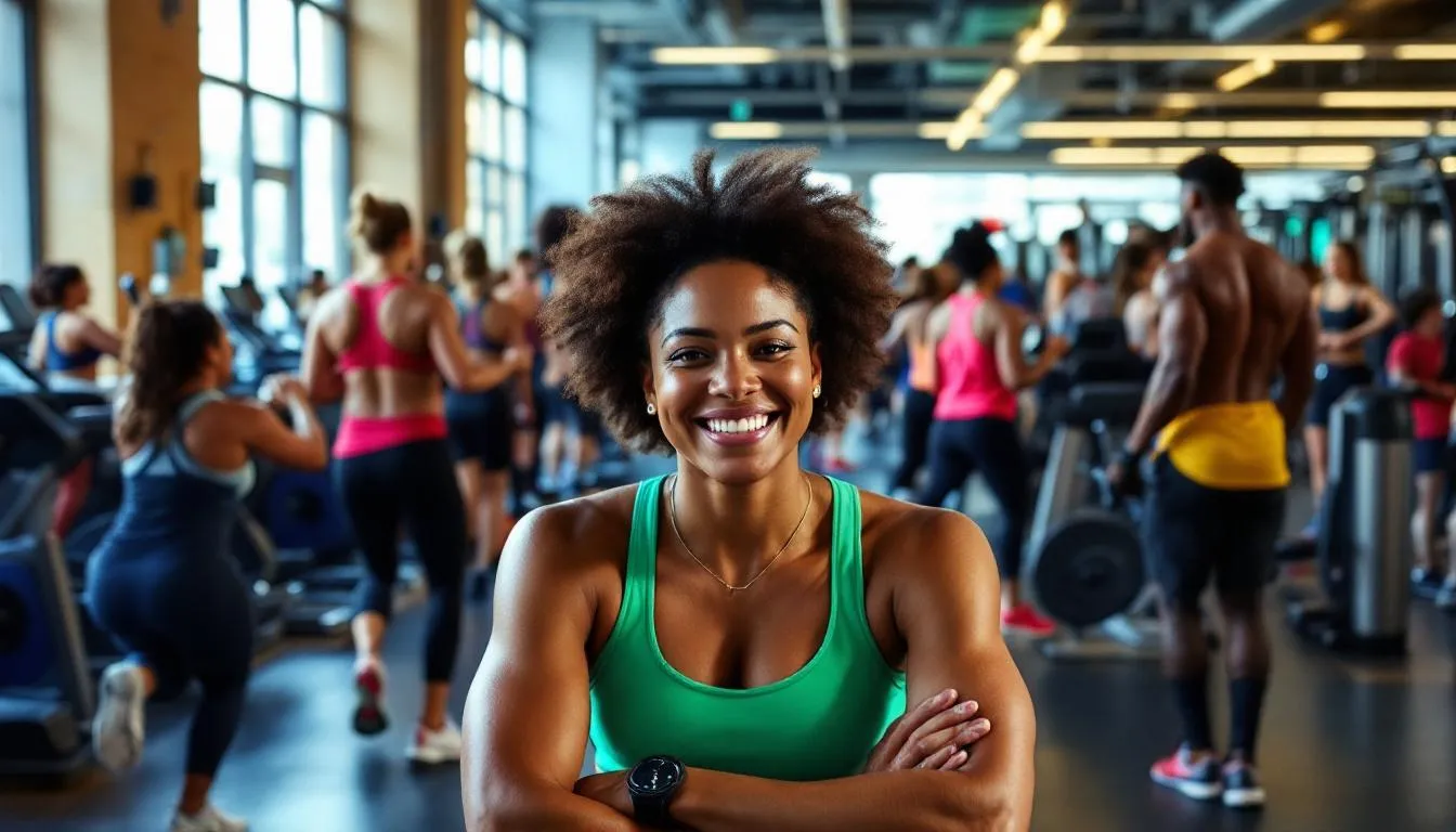 Members enjoying various fitness activities at Lakeshore Sport & Fitness.