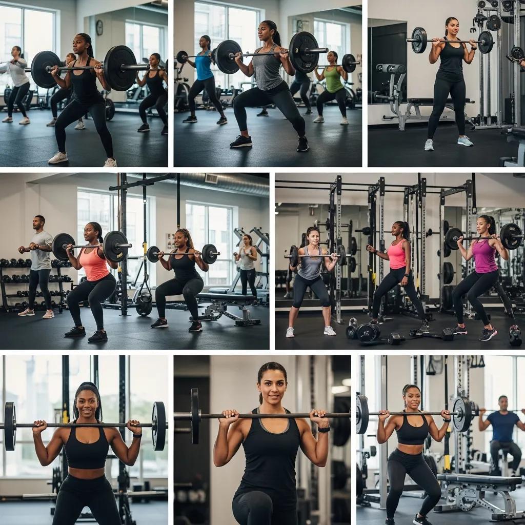 Personal training session at Fit Results Chicago with diverse participants and a certified coach