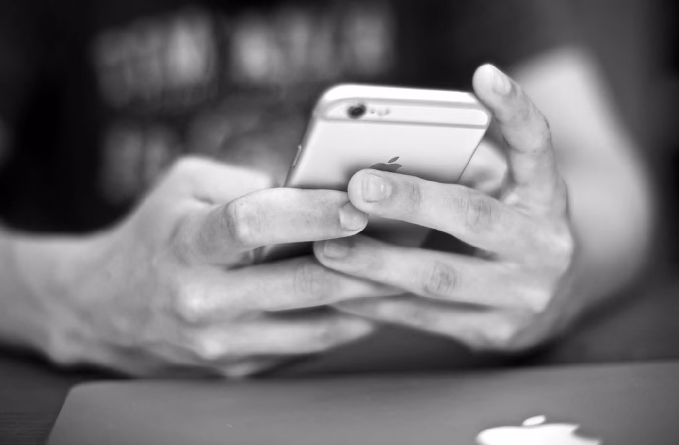 guy holding an iphone