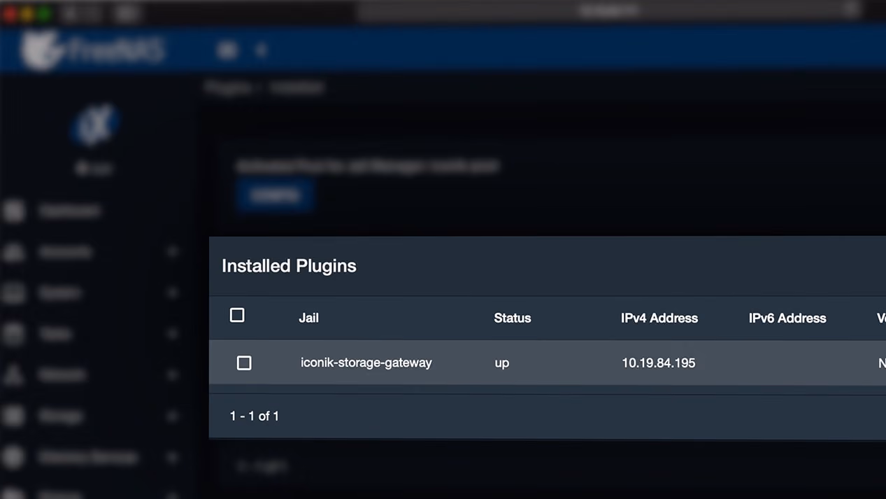 iconik plugin for TrueNAS