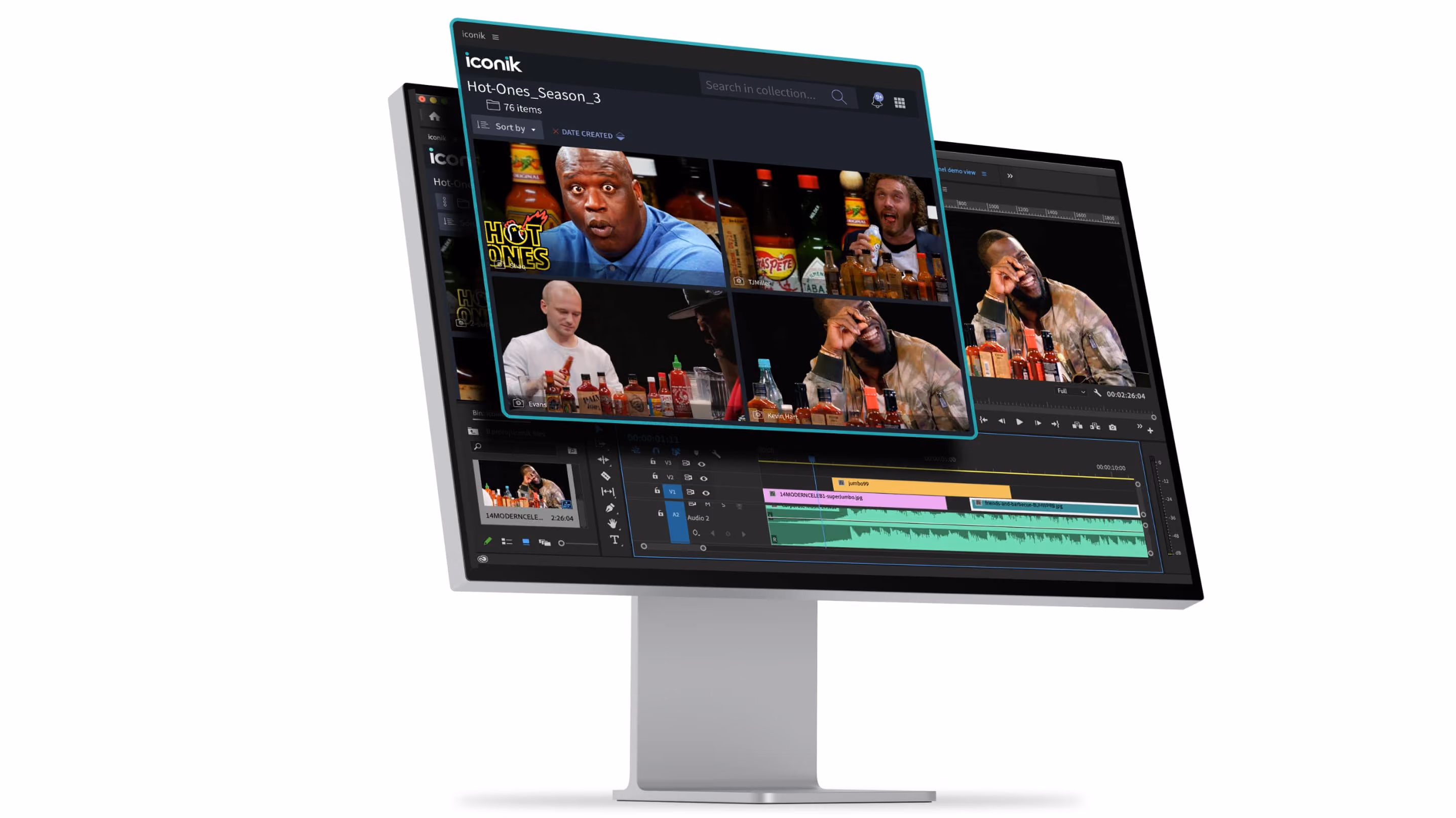 The iconik panel for Adobe Premiere Pro