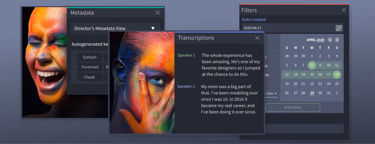 media search tools in iconik