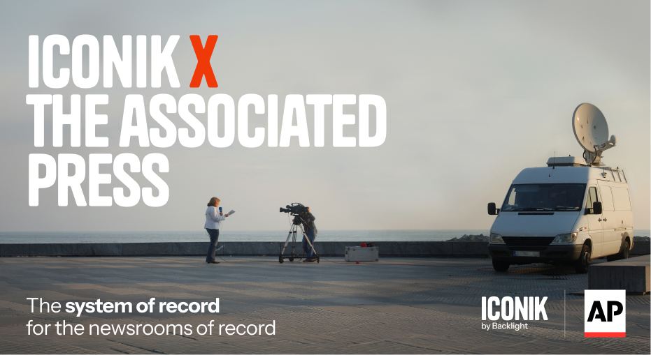 Iconik and Associated Press partnership announcement