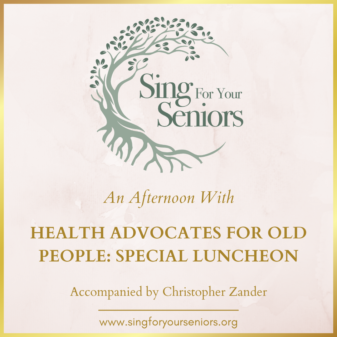 40th Anniversary Luncheon for Health Advocates for Older People