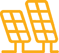 Solar panel icon