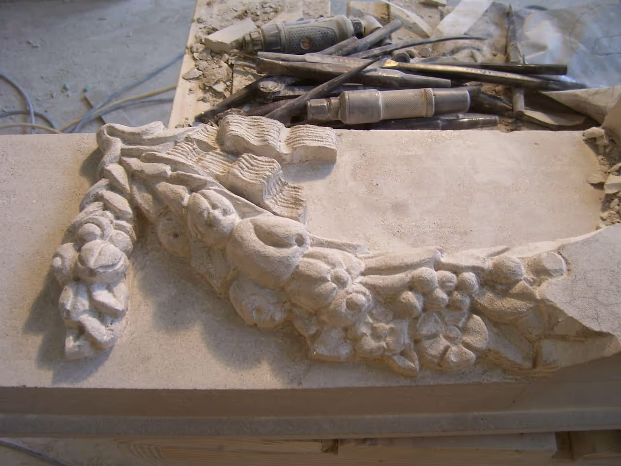 Stone carving service at Stone Center Ohio