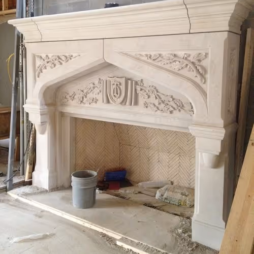 Limestone Fireplace Surrounds