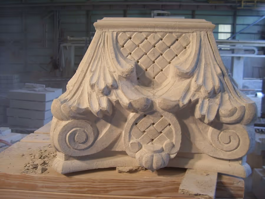 limestone carving
