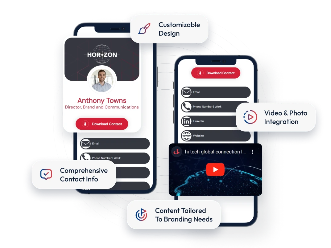 Mobilo Business Cards: Design Your personal Landing Page
