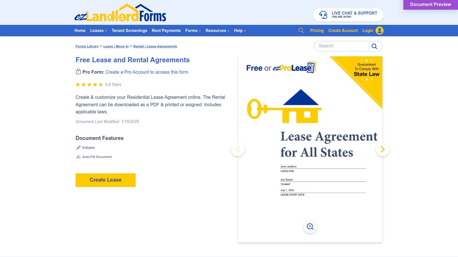 ezLandlordForms