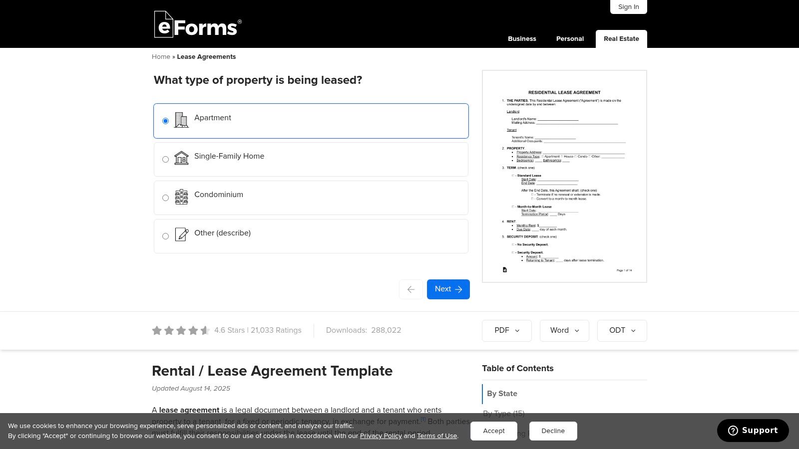 eForms