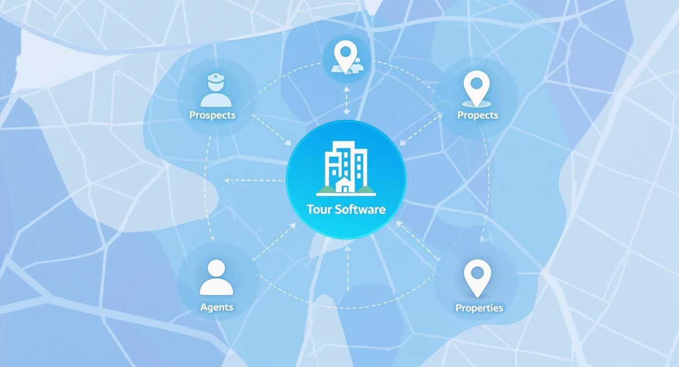 Infographic about tour management software