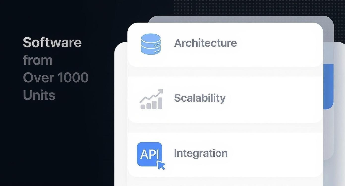 Infographic about reviews property management software