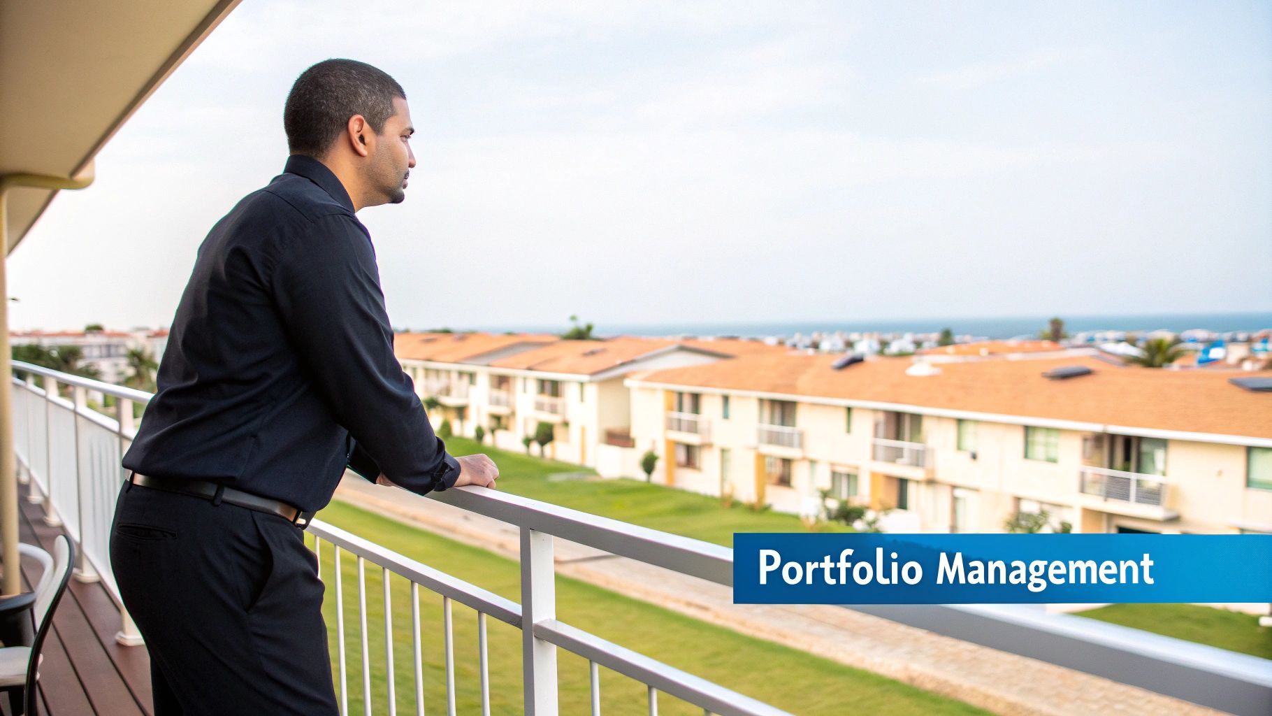 A team of property managers collaborating in a modern office, representing B2B property management operations.