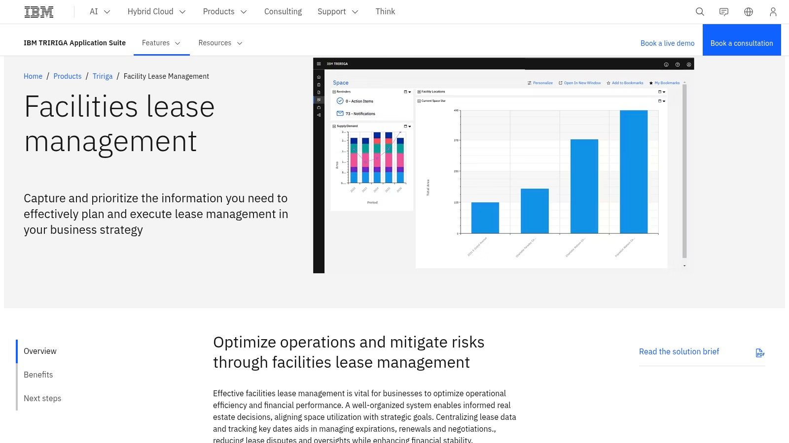 IBM TRIRIGA Facilities Lease Management